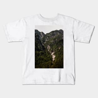 Green Mountain Side Kids T-Shirt